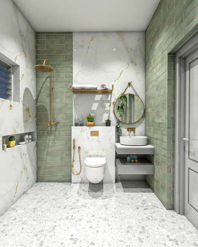 A perfect design makes a small bathroom look spacious and luxuries. 

please contact us for Interior designing works.
3D designing and construction included.

#3d #3dmodeling ##3Ddesigning #BathroomDesigns #BathroomIdeas #smallbathroomdesign