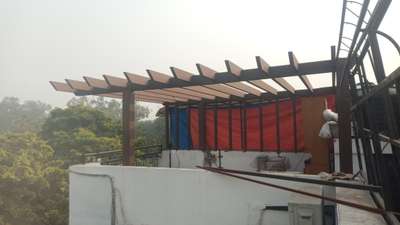 Keshavpuram site completed  #wpc pergola