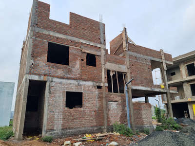 construction aite @ tirumala g plus 2 .....30x50 
 #HouseConstruction#civileng.