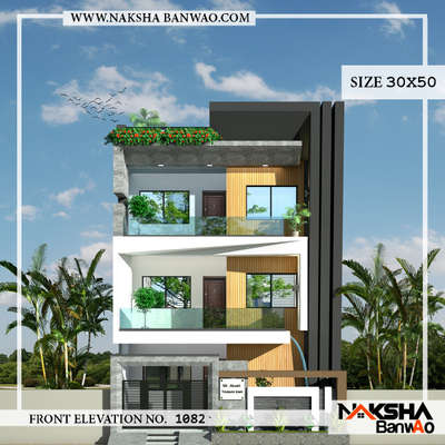 Running project #raipur Chhattisgarh
Elevation Design 30x50
#naksha #nakshabanwao #houseplanning #homeexterior #exteriordesign #architecture #indianarchitecture
#architects #bestarchitecture #homedesign #houseplan #homedecoration #homeremodling  #decorationidea #raipurarchitect

For more info: 9549494050
Www.nakshabanwao.com