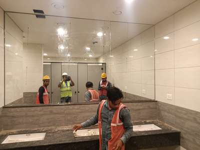 bathroom interior Hyderabad airport