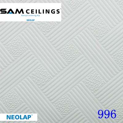 pvc laminated gypsum ceiling tiles