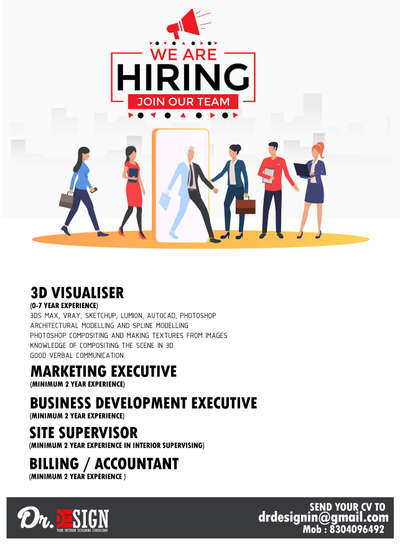 #hiring  #3Ddesigner #3dvisualizer #InteriorDesigner #sitesupervision #designer #vacancy #keraladesigner #Autodesk3dsmax #vrayrender #sketchupvray #autocad