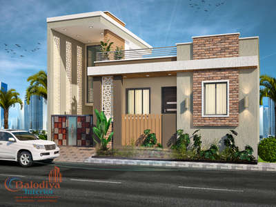 single floor exterior design
 #exterior_Work  #SingleFloorHouse  #groundfloorplan