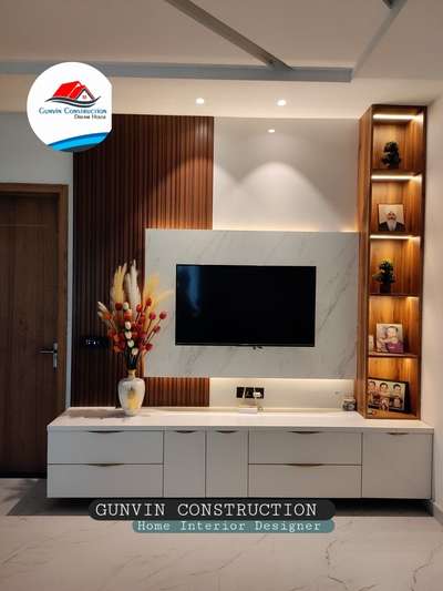 Drawing Room TV Unit Cabinets #drawingroom #LivingRoomTVCabinet #wood_tv_unit #ledunit #woodenfinish