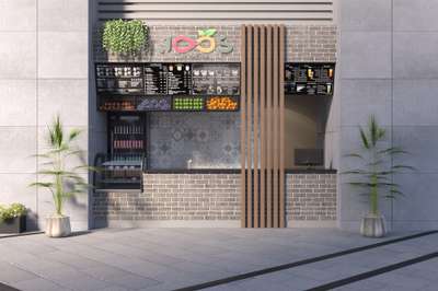 Juice counter #InteriorDesigner #juiceshop #Architectural&Interior