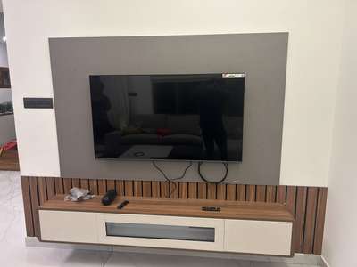 LED TV UNIT WHICH HAS BEEN RECENTLY DONE FOR A CLIENT IN KOTTIYAM  #ledunit  #leddesign  #LivingRoomInspiration