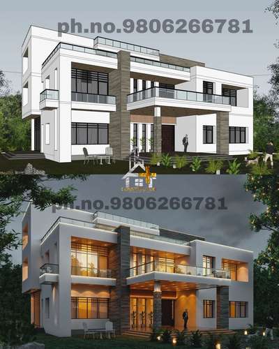 #exterior_Work #ElevationHome  #HomeAutomation #HouseDesigns #aplusconstruction #aplusdesigner #dewas #dewas_mp_41 #best_architect