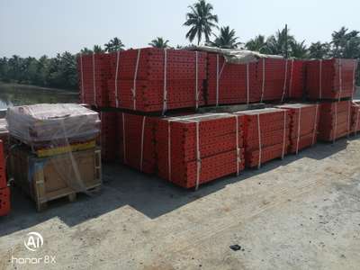 formwork materials at alapuzha site