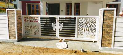 Dual Sliding Driveway Gate