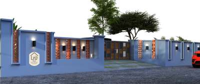 #compoundwall #exterior_Work #ElevationDesign #