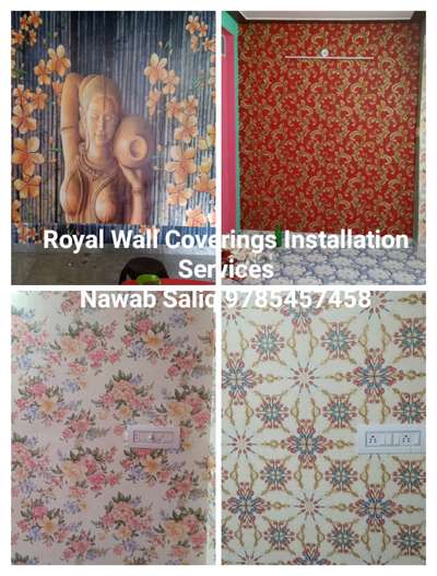 wallpaper installation with Customized