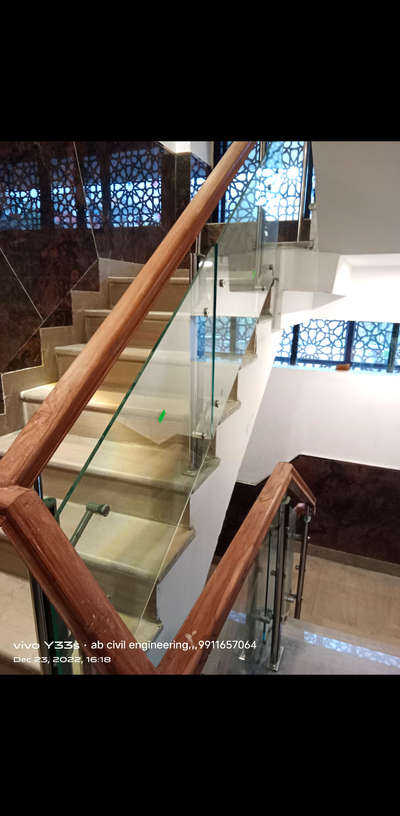 #GlassHandRailStaircase  #handrailwork  #handrailstaircase