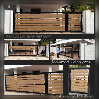 #teakwood sliding gates