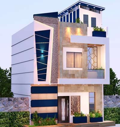 New Elevation Work#Location - Khandwa MP #RAC INDORE#By Er. Sonam Soni