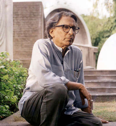 R I P 💐
Shri. B V Doshi 

Balkrishna Vithaldas Doshi OAL was an Indian architect.He is considered to be an important figure of Indian architecture and noted for his contributions to the evolution of architectural discourse in India.
