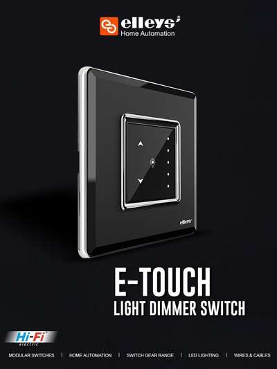 Meet the next step in smart living - the new E-Touch Light Dimmer Switch by Elleys.

Sleek design, smart control, and seamless automation - all at your fingertips.