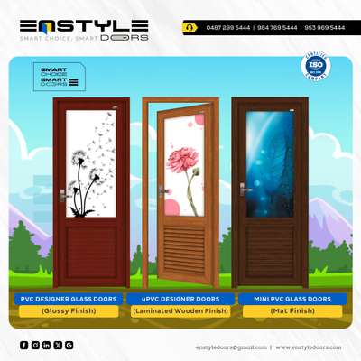 𝗗𝗘𝗦𝗜𝗚𝗡𝗘𝗥 𝗚𝗟𝗔𝗦𝗦 𝗗𝗢𝗢𝗥𝗦🚪

❞ℍ𝕚𝕘𝕙-𝕢𝕦𝕒𝕝𝕚𝕥𝕪, 𝕦𝕟𝕚𝕢𝕦𝕖 𝕕𝕖𝕤𝕚𝕘𝕟𝕤, 𝕓𝕦𝕕𝕘𝕖𝕥-𝕗𝕣𝕚𝕖𝕟𝕕𝕝𝕪, 𝕨𝕚𝕥𝕙 𝕤𝕦𝕡𝕖𝕣𝕚𝕠𝕣 𝕤𝕖𝕣𝕧𝕚𝕔𝕖❞

ℙ𝕍ℂ & 𝕦ℙ𝕍ℂ 𝔻𝕠𝕠𝕣𝕤

✔️𝙋𝙑𝘾 𝘿𝙀𝙎𝙄𝙂𝙉𝙀𝙍 𝙂𝙇𝘼𝙎𝙎 𝘿𝙊𝙊𝙍𝙎 (𝙂𝙡𝙤𝙨𝙨𝙮 𝙁𝙞𝙣𝙞𝙨𝙝)

✔️𝙪𝙋𝙑𝘾 𝘿𝙀𝙎𝙄𝙂𝙉𝙀𝙍 𝘿𝙊𝙊𝙍𝙎 (𝙇𝙖𝙢𝙞𝙣𝙖𝙩𝙚𝙙 𝙒𝙤𝙤𝙙𝙚𝙣 𝙁𝙞𝙣𝙞𝙨𝙝)

✔️𝙈𝙄𝙉𝙄 𝙋𝙑𝘾 𝙂𝙇𝘼𝙎𝙎 𝘿𝙊𝙊𝙍𝙎 (𝙈𝙖𝙩 𝙁𝙞𝙣𝙞𝙨𝙝)



















#enstyledoors #pavaratty #thrissur #kerala

#doors #steel #pvc #upvc #frp #fiber #wpc #wood #panel #curtain #blinds #home #decor #interior #windows #pvcdoors #designerdoors #glassdoors #mouldeddoors #steeldoors #maindoors #securitydoors #bathroomdoors #bedroomdoors #upvcdoors #upvcwindows