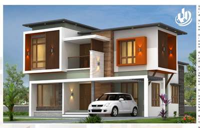 Residence at Irigadampalli. Medical college, Calicut.
 #SmallHouse  #budgethomeplan