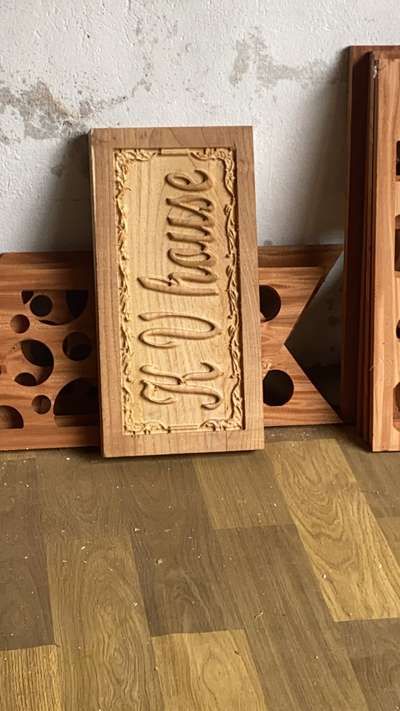 Name board wood