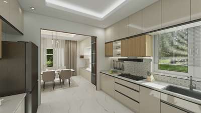 Minimal Kitchen design 
Software:coohom 
Freelance work