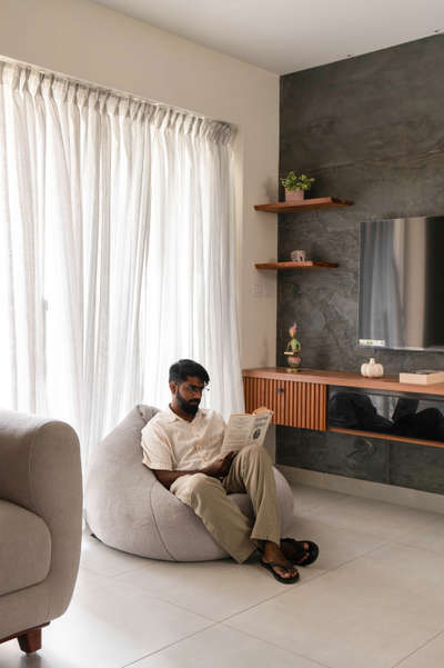 new project completed at Aakulam 
Client : Aravind and Deeptha
Area : 960 sqft
Total Cost : 10L
 #interriordesign #apartmentinteriordesign