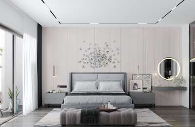 Soothing modern master bedroom design...

 #koloapp  #3d  #archidyll  #utkarsh
 #bed
#MasterBedroom 
 #bedroom
 #decor
 #minimal
 #design
 #architecturedesigns 
 #moderndesign 
 #render
 #visualizer