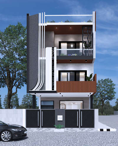 Exterior Design 
 #exteriordesigns  #3delevation🏠  #stilt+2exteriordesign