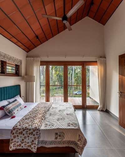 #MasterBedroom  #rooftiles  #WoodenBalcony  #celingdesign  #celing