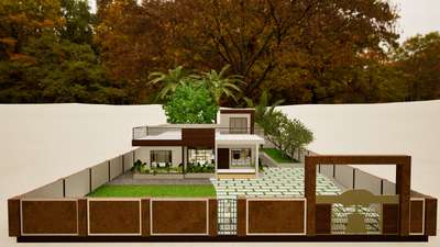 Single storied 3D design which is practical and constructable with Minimum cost. #3ddesigns ,#cost saving and affordable design.