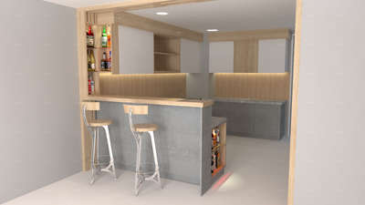3d Design for Kitchen cabinet @Dubai