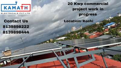 #kamathelectricals  #kamathsolar  #solarenergy  #solarpower  #solarpanel  #installation  #Commissioning  #20kw  #kochi   #gogreen  #gosolar