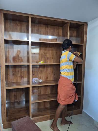 ongoing cupboard work at Cherthala