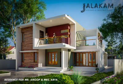 Proposed Residence for Mr. Anoop & Mrs. Arya @ Nedumangad  #Minimalistic  #architecturedesigns  #keralaarchitectures  #koloapp  #keralaplanners  #ElevationDesign  #lumionrendering  #architecturedesigns  #trivandram  #modernarchitect