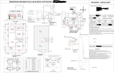 #kerala /Trivandrum model house plan with site 2 #panchayath building drawing