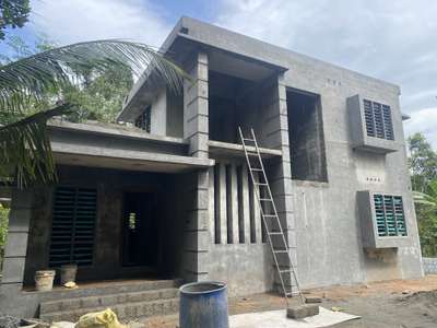 Work in progress at Ettumanoor 🤞🏼 
 #ElevationHome  #1800sqftHouse  #Kottayam  #Contractor  #2000persqft