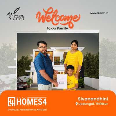 **HOMES4 BUILDERS PRIVATE LTD**

Our New Coustomer @ thrissur 💯🙌

👉HEARTLY WELCOME OUR NEW COUSTOMERS ALL OVER KERALA🙌🤗

#homes #offer #3bhk #plan #elevation #kerala #homedesign #designers #construction #lowcost #lowbudgethomes #budgethomes #facebook #instagram #youtube #twitter #trending #marketing #developers #digitalmarketing #ai #shorts #reelsinsta  #koloapp