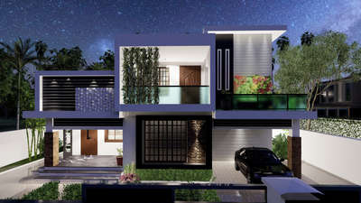 Elevation Model for Mr.Suresh, Pattom, Trivandrum. 
#DesignYourDreams