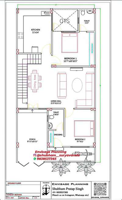 25x50 North Facing 
We provide
✔️ Floor Planning,
✔️ Vastu consultation
✔️ site visit, 
✔️ Steel Details,
✔️ 3D Elevation and further more!
#civil #civilengineering #engineering #plan #planning #houseplans #nature #house #elevation #blueprint #staircase #roomdecor #design #housedesign #skyscrapper #civilconstruction #houseproject #construction #dreamhouse #dreamhome #architecture #architecturephotography #architecturedesign #autocad #staadpro #staad #bathroom