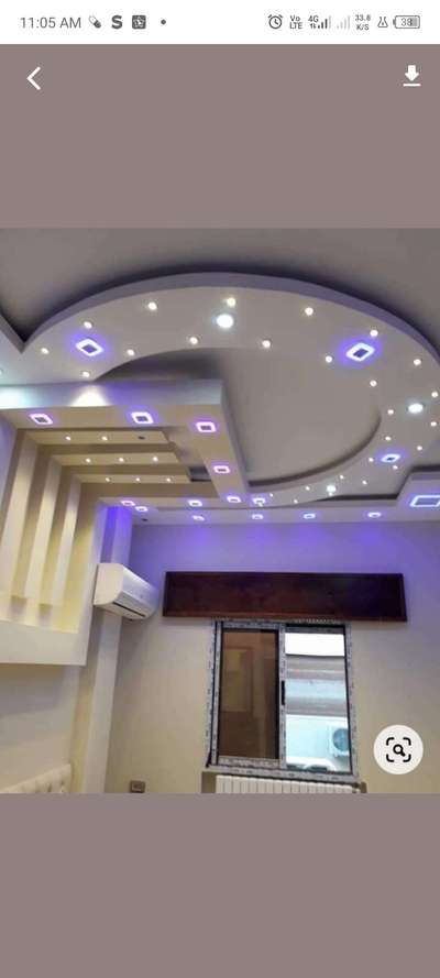 #GypsumCeiling karwana ho to contact me 9958514951 # 85 sqrft  #GridCeiling  all work