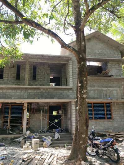 #Ongoing_project  #vdesigns  #plasteringwork  #vadanappilly  #Thrissur  #vdesigns  #HouseConstruction