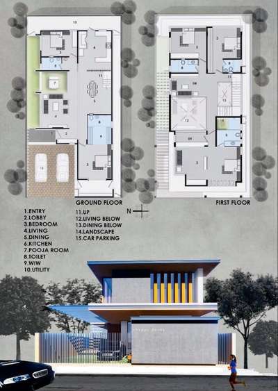 #FloorPlans #architecturedesigns #Architect #ElevationDesign #ElevationHome #LayoutDesigns #plans #Front #3Delevation