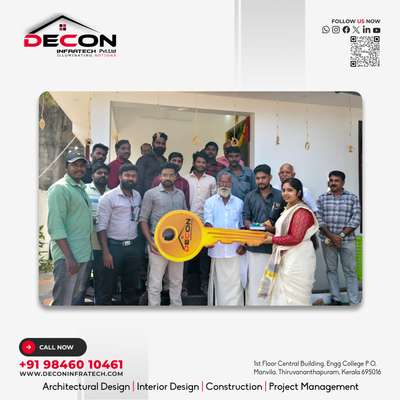 House Warming Ceremony at Vellayani, Trivandrum 

Feel free to reach out to us for a consultation
Our services 
1.Architectural Designing (2d,3d)
2.Interior Designing 
3.Turnkey Construction
4.Supervision

#FullHomeConstruction #FrontElevation #Elevation #plan #3BHKPlans #HomePlanning #ExteriorDesign #LivingArea #HomeRenovation #InteriorDesign #InteriorDesigning #HomeConstruction #KitchenDesign #BedroomDesign #ElevationDesign #3dElevation #HallDesign #StaircaseDesign #HomeConstruction #DreamHome#AffordableConstruction