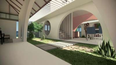 RESIDENCE @ THRISSUR 
 #ContemporaryHouse  #InteriorDesigner  #Architect