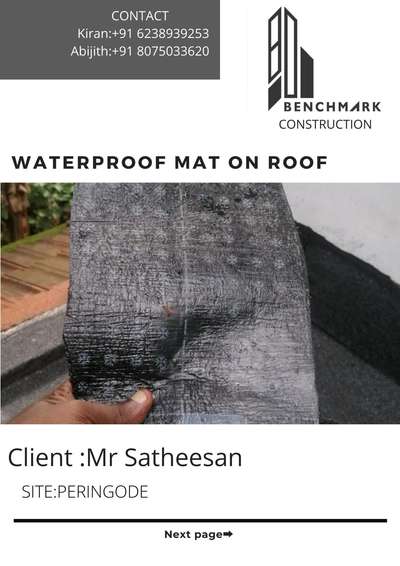 *Waterproofing *
Rate mentioned is the starting price
Today, there are many materials available to choose from, for waterproofing a flat roof. 
In the past several years liquid applied membranes proved to be a feasible, economical and more environmentally friendly solution. When searching throughout various roof "coatings", as these materials are commonly called, roofing contractors realize that not all are created equal. There are a few general categories of liquid applied membranes for roofing, each of these categories including large varieties of products to choose from.
So choose wisely after a doctor's (professionally qualified engineers) consultation to save money to have a long life

 #WaterProofings   #WaterProofing  #keralagram  #leakage
