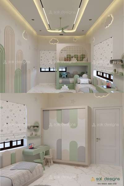Hello World!!! Premium Kids Bedroom Design by SAK.

#kidsroomdesign #KidsRoom #kidsbedroom #kidsbedroom #kidsroominterior #kidsroomideas #kidsroomdecor #bunkbeds #bunkbed #bestarchitecture #keralaarchitects #kerala_architecture #keralaarchitectdesigns 
#premiumbedroom  #luxurybedroom #luxurybedroomdesign #cot #cotheadwall #cotheadboard #cotheadwalldesign #KingsizeBedroom #LUXURY_BED #BedroomDesigns  #premiumbedroom #turnkey #turnkeysolutions #turnkeyhomes #turnkeyhouse #WardrobeDesigns #wardrobemanufacturer #bedroomrenovation 
#BedroomDecor #modernbedroom #modernbedroomideas #BedroomDesigns #bedroominteriors #bedroomset #MasterBedroom   #curtainsdesign 
#BedroomDecor #KingsizeBedroom #InteriorDesigner #Architectural&Interior #MasterBedroom #BedroomDesigns #beatuifuldesign #beautifulhomedesigns #interiordesign #interiordesignkerala #bigrooms #BedroomIdeas #BedroomCeilingDesign