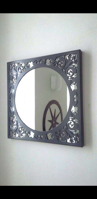 nizssfebrication
modern wall mirror design with ms work
 #9999235659/Saifi