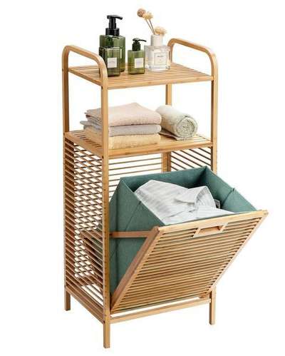 laundry basket with shelfq