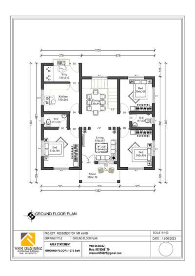 1100 sqft Budget home