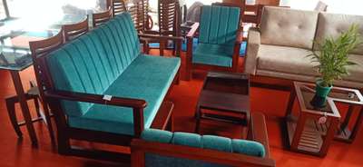 mahageny wooden sofa 3+ 1 +1 Rs 28500